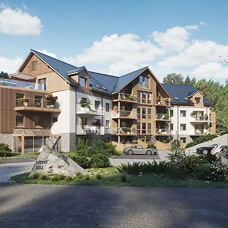 Z Basenem I Saunami Stone Hill Ii Vip Centrum By Royal Aparts * Sklářská Poruba